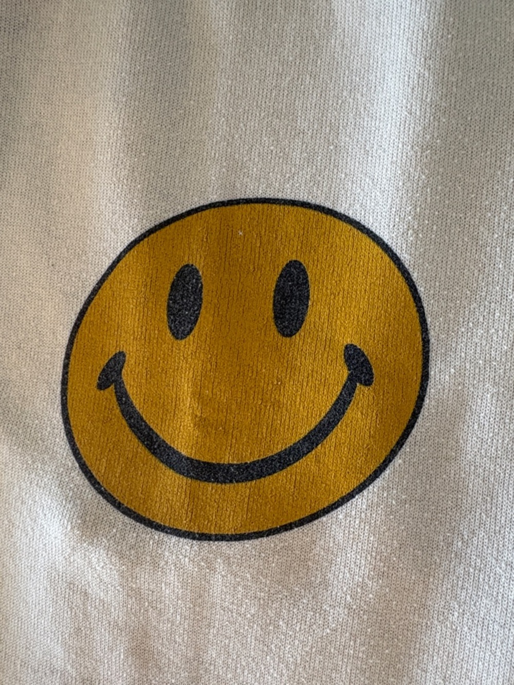Aviator Nation Smiley Joggers ~ Large ~ Cream ~ See Notes - Picture 5 of 12